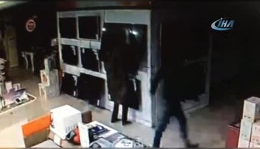 Mağazadan televizyon çalan hırsızlar kayıplara karıştı
