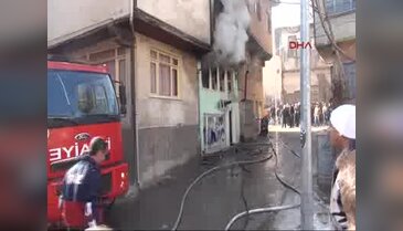 Suriyeli ailenin yaşadığı evde yangın paniği