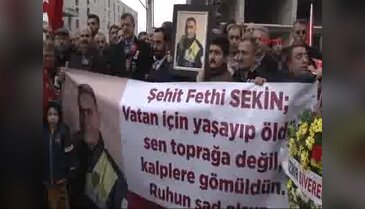 İzmir Adliye'deki hain saldırıya Elazığlılardan protesto