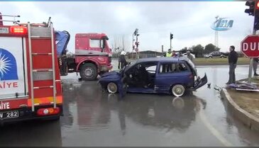 Manavgat'ta trafik kazası: 3 yaralı