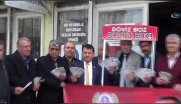 Muhtarlar dolar yaktı