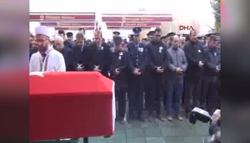 Şehit polisin cenazesi son yolculuğuna uğurlandı