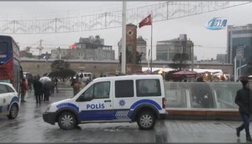 İstanbul Taksim'de yoğun güvenlik önlemleri