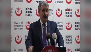Destici: Başkanlık sistemi ve anayasa değişikliğinde helal bir Türkiye istiyoruz