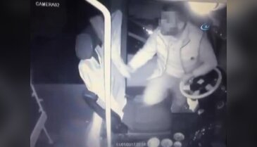 Minibüs şoförüne sopalı saldırı