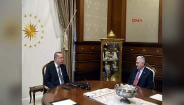 Cumhurbaşkanı Erdoğan, Başbakan Yıldırım'ı kabul etti