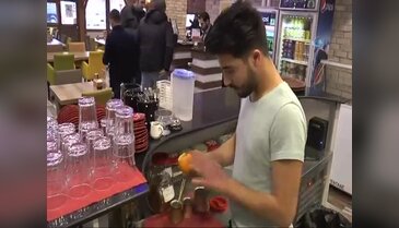 Portakal içinde pişen 'Türk Kahvesi'