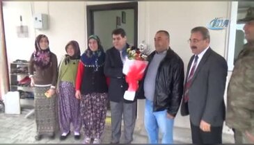 Hataylı geçici köy korucusuna prefabrik ev