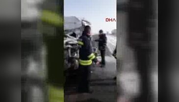 Erzurum'da zincirleme kaza: 24 yaralı