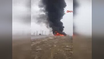 TIR ile mazot yüklü tanker çarpıştı: 2 ölü