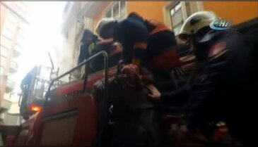 İstanbul Şişli'de yangın paniği