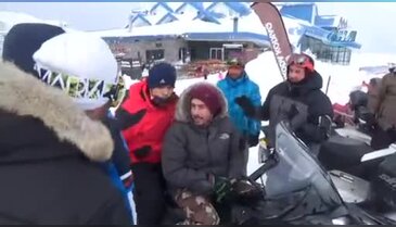 Bursa Uludağ'da kızaklı at yarışları nefes kesti!