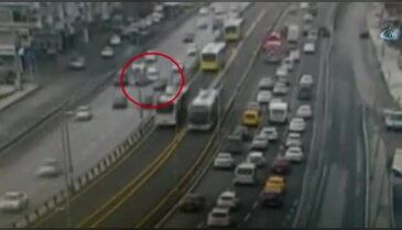 E'5'te makas atıp zincirleme kazaya neden oldu