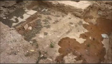 Bursa İznik'te zeytinlikte lahit bulundu