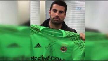 Lösemili Ziya Yusuf'a Volkan Demirel'den forma