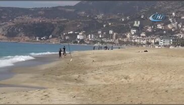 Antalya'da şubat ayında deniz keyfi