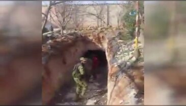 Türk jetleri DEAŞ tünellerini vurdu