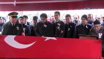 El-Bab şehidi son yolculuğuna uğurlandı