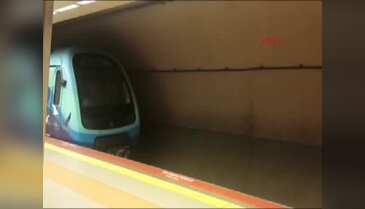 İstanbul'da metro istasyonunda olay