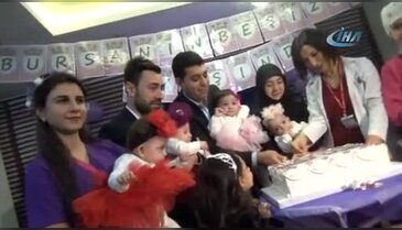 Bursalı beşizler bir yaşında