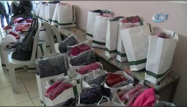 Bursa'da Suriyeli çocuklara yardım