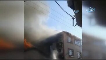 İstanbul'da yangın paniği