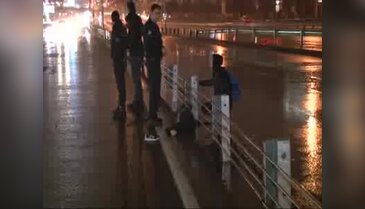 Polisten kaçan şüpheliye otomobil çarptı