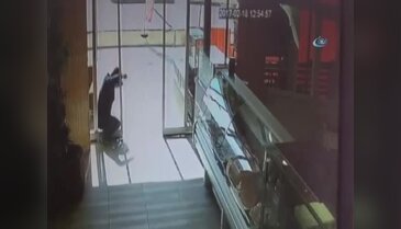 Kütahya'da görünmez kaza kamerada