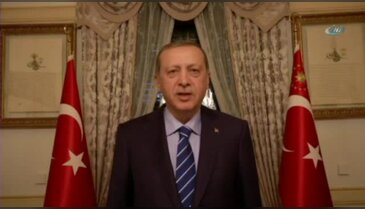 Cumhurbaşkanı Erdoğan'dan teşekkür mesajı