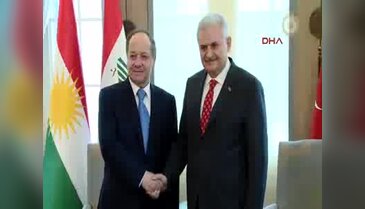 IKBY Başkanı Barzani Çankaya Köşkü'nde