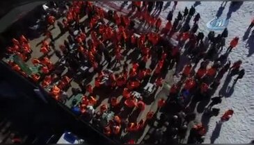 Bursa Uludağ turuncuya boyandı