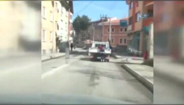 Patenli kızdan tehlikeli yolculuk!