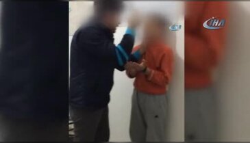 Market zincirinde dehşet! Bıçağı çocuğun boğazına dayadı