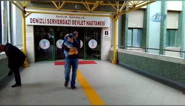 Denizli'de hastanede oksijen tüpü patladı