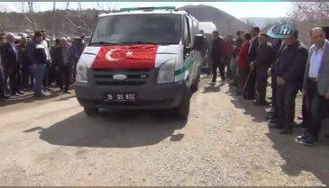 Şehit Uzman Çavuş son kez baba ocağında