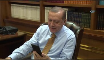 Erdoğan'dan duygulandıran görüşme