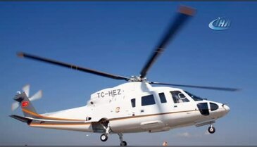 İşte düşen helikopter