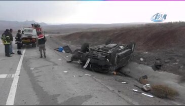 Sivas'ta trafik kazası: 3 yaralı