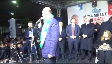 Bakan Soylu'dan Bursa'da nokta mitingi
