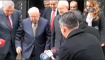 Kemal Kılıçdaroğlu, Hüsamettin Cindoruk'u ziyaret etti