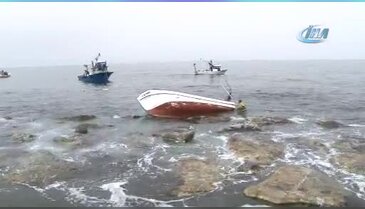 Rizeli balıkçının bir anlık dikkatsizliği pahalıya mal oldu