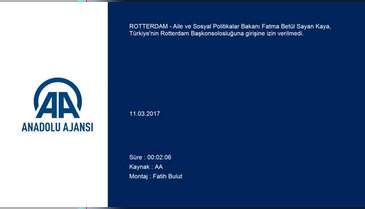 Bakan Kaya'nın Hollanda polisi ile tartışma anı