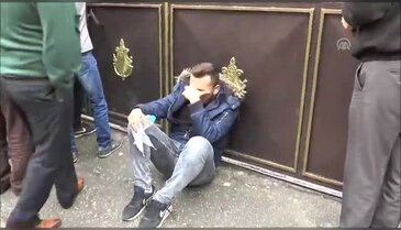 YGS'ye giremeyen öğrenciler gözyaşlarına boğuldu