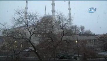 Ankara'da sabah kar sürprizi