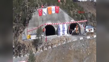 Yeni Zigana Tüneli'nin temeli atıldı