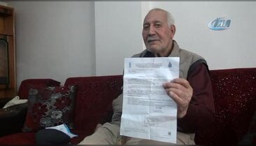 İstanbul'un yolunu bilmeyen adama İSKİ'den su faturası
