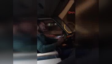 Minibüs şoföründen akılalmaz hareket!