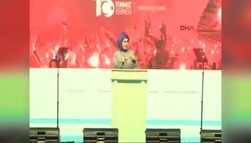 Emine Erdoğan 15 Temmuz şehit aileleri toplantısında konuştu