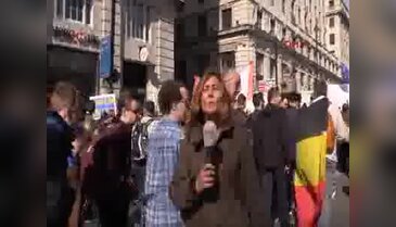 Londra'da Brexit protestosu