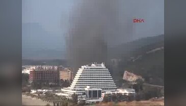 İzmir'de 5 yıldızlı otelde yangın paniği